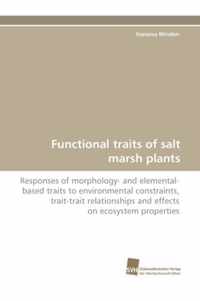 Functional traits of salt marsh plants