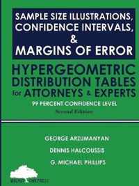 Sample Size Illustrations, Confidence Intervals, & Margins of Error: Hypergeometric Distribution Tables for Attorneys & Experts