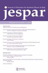 Where Are They Now?: A Tenth-Anniversary Retrospective: A Special Issue of the Journal of Education for Students Placed at Risk