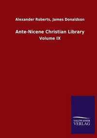 Ante-Nicene Christian Library