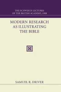 Modern Research As Illustrating The Bible