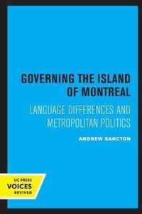 Governing the Island of Montreal