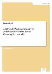 Analyse der Wahrnehmung von Markenarchitekturen in der Konsumguterbranche