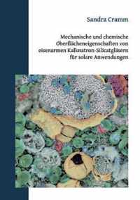 Mechanische und chemische Oberflacheneigenschaften von eisenarmen Kalknatron-Silicatglasern fur solare Anwendungen