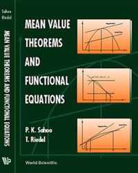 Mean Value Theorems And Functional Equations