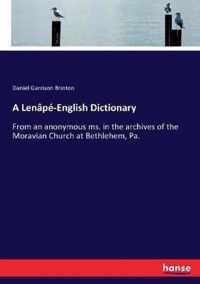 A Lenape-English Dictionary