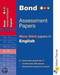 Bond More Third Papers In English 9-10 Years