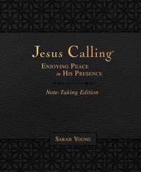 Jesus Calling Note-Taking Edition, Leathersoft, Black, with full Scriptures