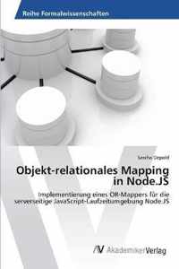 Objekt-relationales Mapping in Node.JS