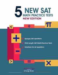 5 New SAT Math Practice Tests Book