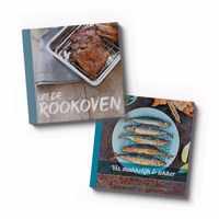 Set van kookboek Uit de rookoven - Vis, makkelijk en lekker