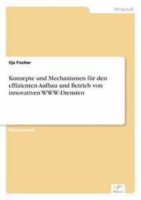 Konzepte und Mechanismen fur den effizienten Aufbau und Betrieb von innovativen WWW-Diensten