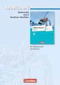 Mathematik real 6. Schuljahr. Arbeitsheft mit eingelegten Lösungen. Differenzierende Ausgabe Nordrhein-Westfalen