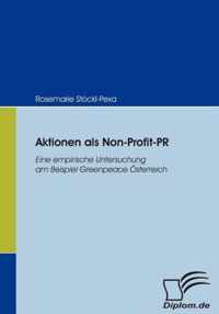 Aktionen als Non-Profit-PR