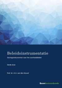 Studieboeken bestuur en beleid  -   Beleidsinstrumentatie