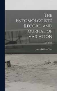 The Entomologist's Record and Journal of Variation; v.30 (1918)