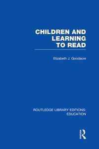 Children and Learning to Read (Rle Edu I)