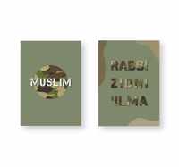 Islamitisch boek: Schriften A5 Camouflage - Set van 2