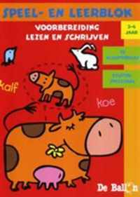 Speel- En Leerblok Voorber Lezen Schrijven Eerste Kleuterklas Groep 1