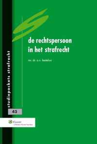 Studiepockets strafrecht 43 - De rechtspersoon in het strafrecht