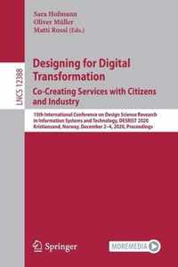 Designing for Digital Transformation. Co-Creating Services with Citizens and Industry