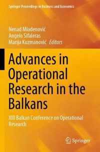 Advances in Operational Research in the Balkans