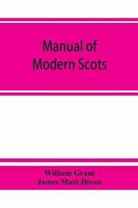 Manual of modern Scots