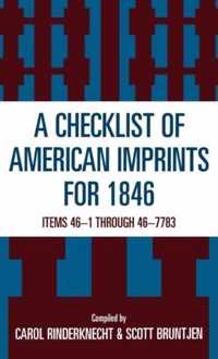 Checklist of American Imprints 1846