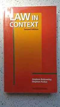 Law in Context. second edition