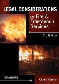 Legal Considerations for Fire & Emergency Services