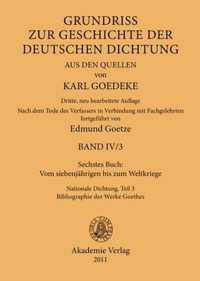 Sechstes Buch: Vom Siebenjahrigen Bis Zum Weltkriege: Nationale Dichtung. Teil 3