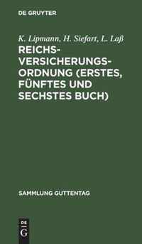 Reichsversicherungsordnung (Erstes, Funftes Und Sechstes Buch)