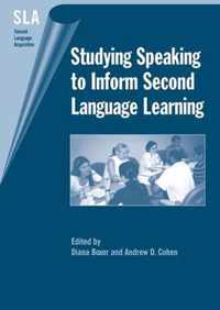 Studying Speaking to Inform Second Language Learning