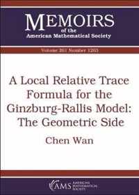 A Local Relative Trace Formula for the Ginzburg-Rallis Model