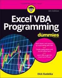 Excel VBA Programming for Dummies