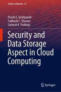 Security and Data Storage Aspect in Cloud Computing