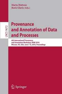 Provenance and Annotation of Data and Processes