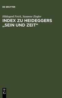 Sein Und Zeit, Index