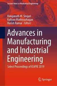 Advances in Manufacturing and Industrial Engineering