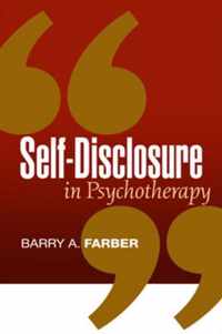 Self-Disclosure in Psychotherapy