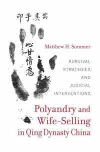 Polyandry and Wife-Selling in Qing Dynasty China