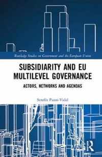 Subsidiarity and EU Multilevel Governance