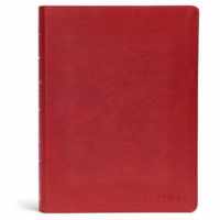 KJV Spurgeon Study Bible, Crimson LeatherTouch