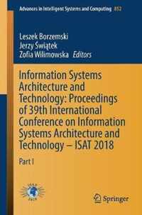 Information Systems Architecture and Technology