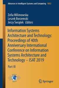 Information Systems Architecture and Technology