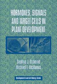 Hormones, Signals and Target Cells in Plant Development