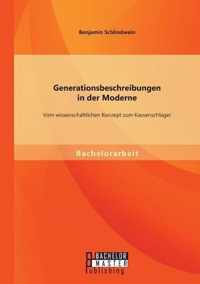 Generationsbeschreibungen in der Moderne