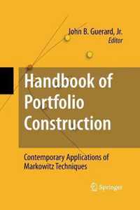 Handbook of Portfolio Construction