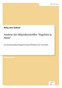 Analyse der Bilanzkennziffer Ergebnis je Aktie