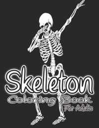 Skeleton Coloring Book For Adults.